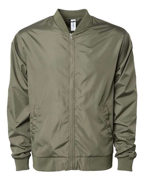 Unisex Lightweight Bomber Jacket - Army