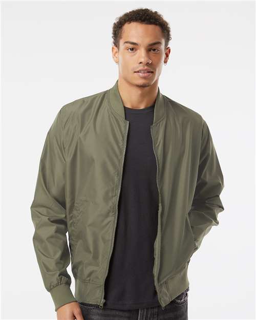 Unisex Lightweight Bomber Jacket - Army