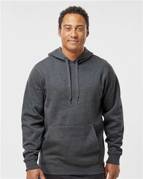 Unisex 60/40 Fleece Hooded Sweatshirt - Carbon Heather