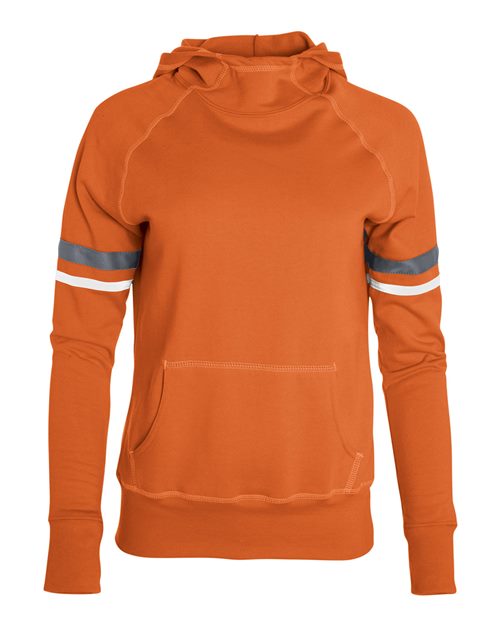 Women's Spry Hooded Sweatshirt - Orange/ White/ Graphite
