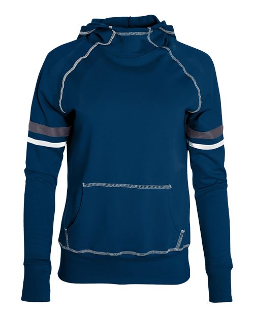 Girls' Spry Hooded Sweatshirt - Navy/ White/ Carbon
