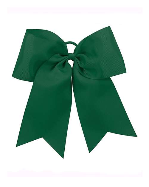 Cheer Hair Bow - Dark Green