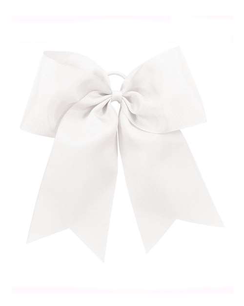 Cheer Hair Bow - White