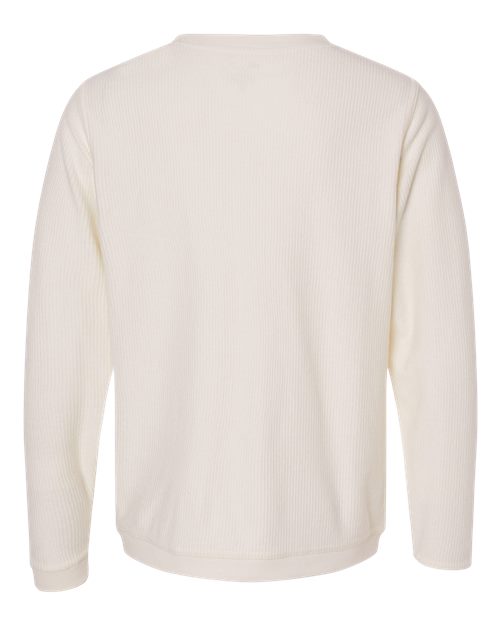 Unisex Corded Crewneck Sweatshirt - Natural