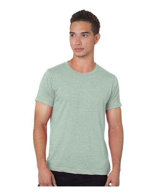 Unisex 50/50 Fine Jersey T-Shirt - Heather Sage