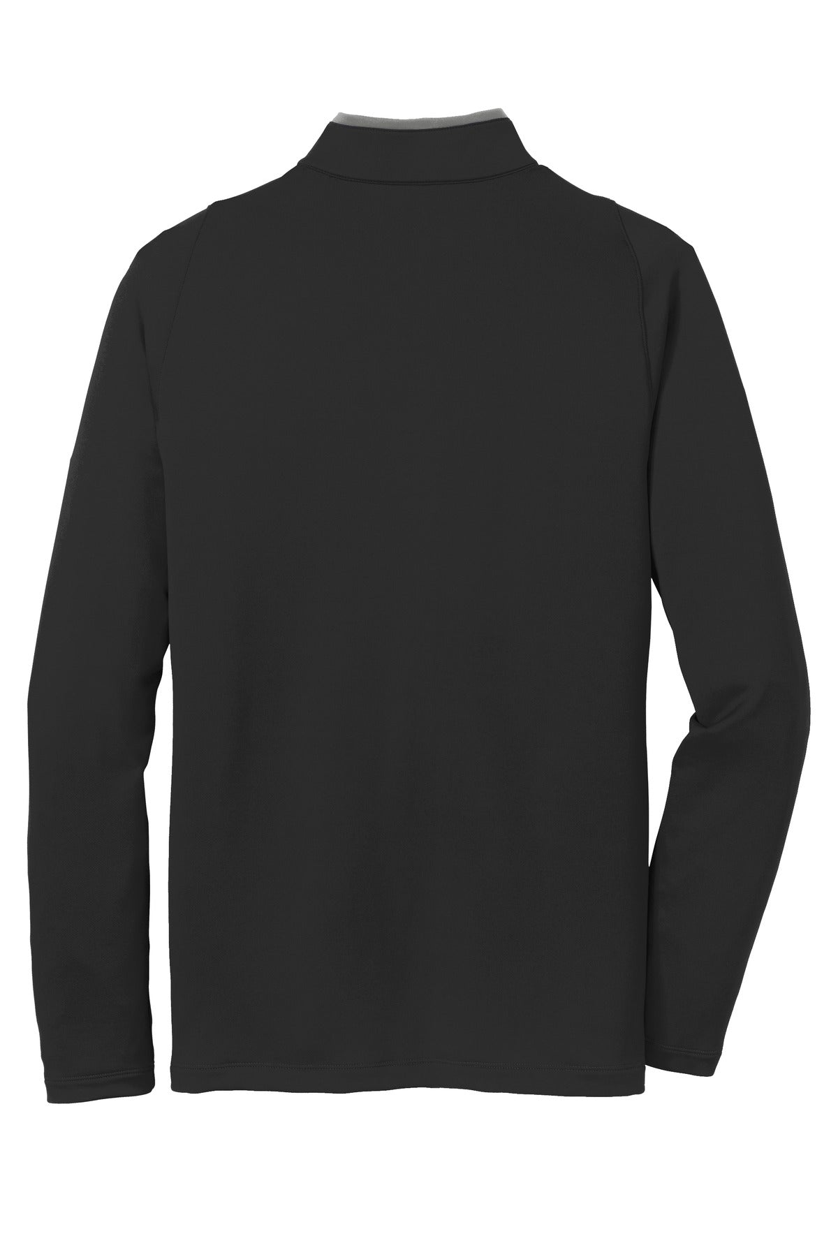 Nike Dri-FIT Stretch 1/2-Zip Cover-Up - Black/ Dark Grey