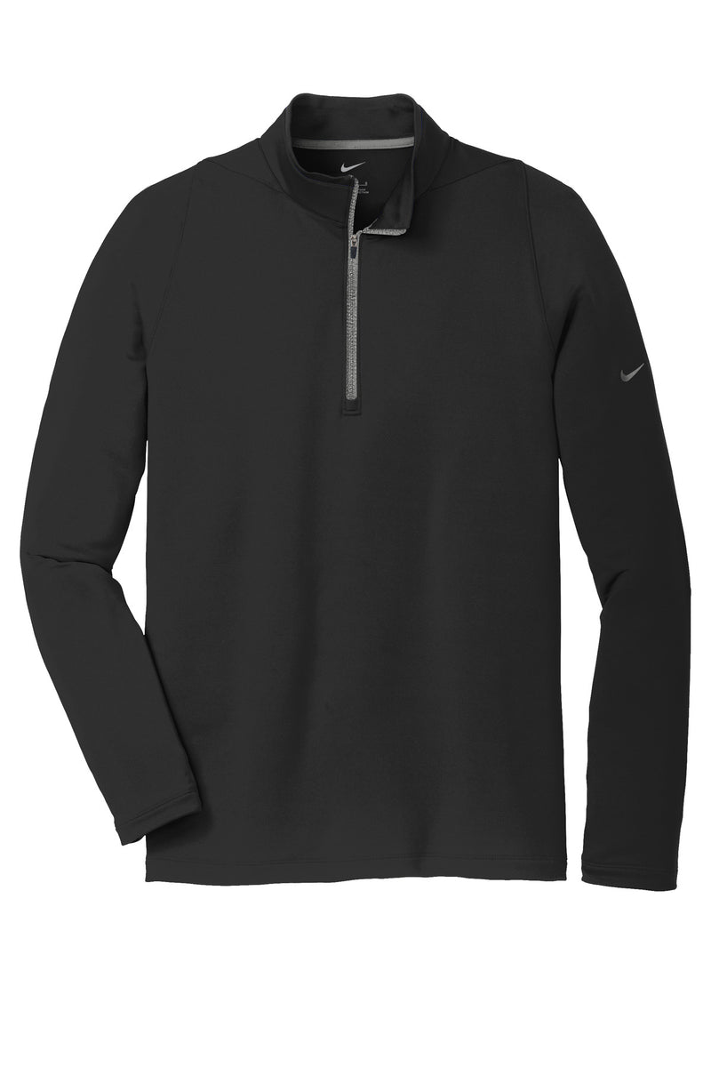 Nike Dri-FIT Stretch 1/2-Zip Cover-Up - Black/ Dark Grey