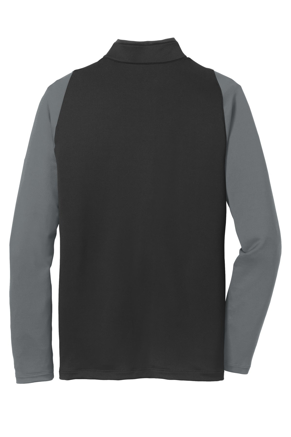 Nike Dri-FIT Stretch 1/2-Zip Cover-Up - Black/ Dark Grey/ Gym Red