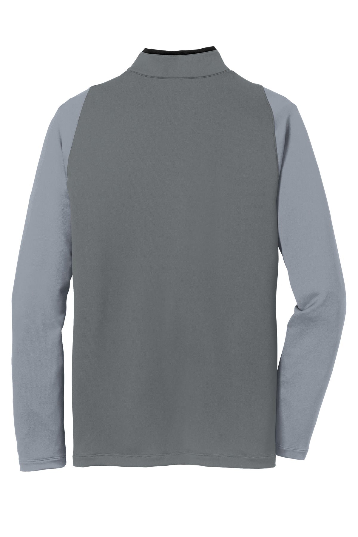 Nike Dri-FIT Stretch 1/2-Zip Cover-Up - Dark Grey/ Cool Grey/ Volt