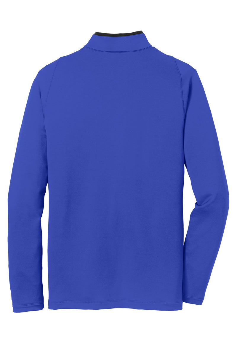Nike Dri-FIT Stretch 1/2-Zip Cover-Up - Deep Royal Blue/ Black