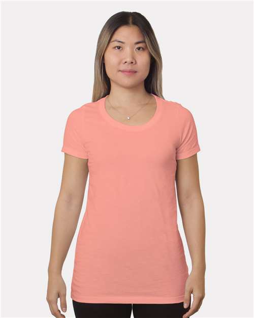Women's Fine Jersey T-Shirt - Coral