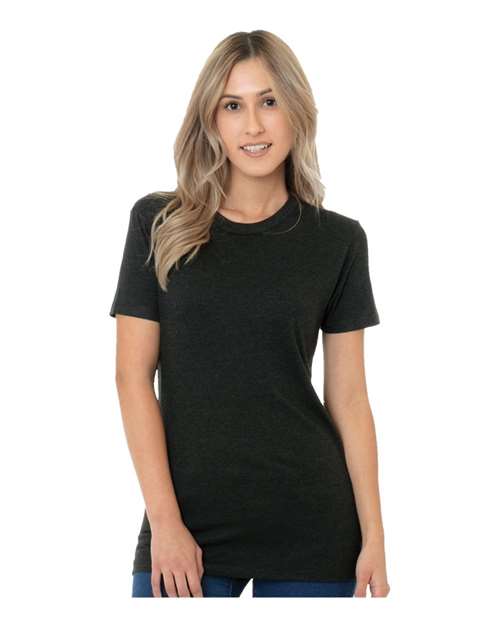 Women's USA-Made Triblend T-Shirt - Tri Black