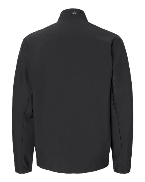 Men's Wind Resistant Full-Zip Jacket - Black/ Black