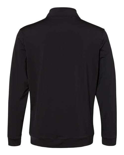 Men's Textured Quarter-Zip Pullover - Black