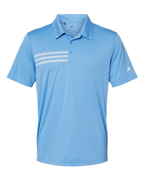 Men's 3-Stripes Chest Polo - Lucky Blue/ White