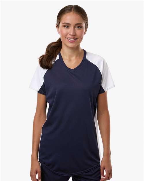Women's Cutter Jersey - Navy/ White