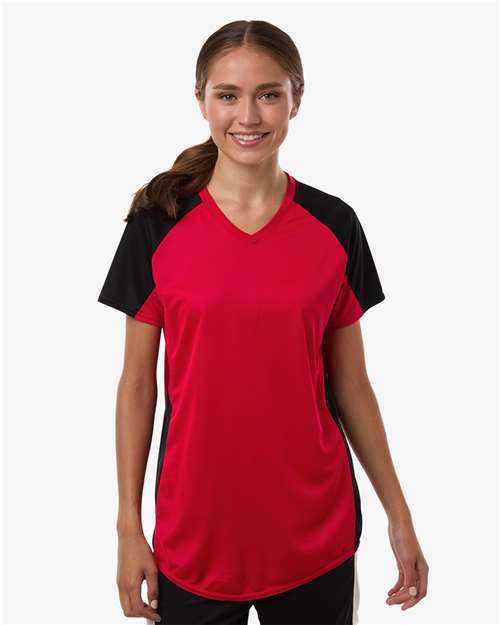 Women's Cutter Jersey - Red/ Black
