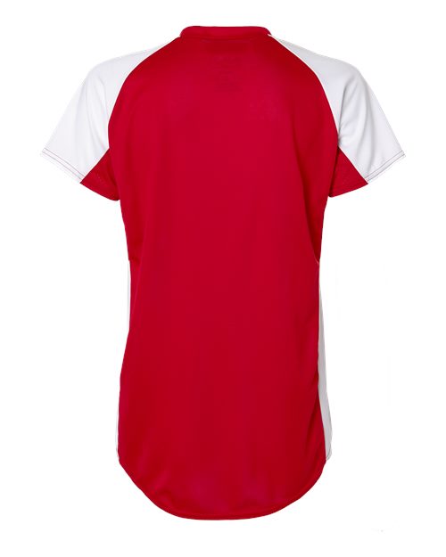 Women's Cutter Jersey - Red/ White
