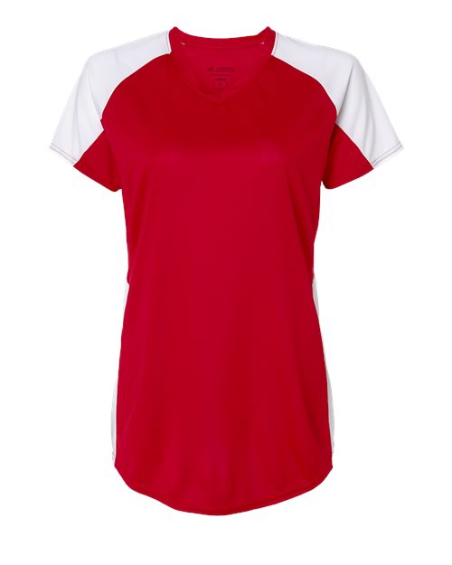 Women's Cutter Jersey - Red/ White