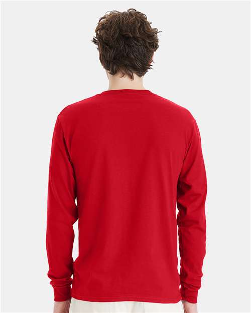 Essential-T Long Sleeve T-Shirt - Athletic Red