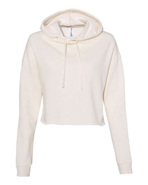 Women’s Lightweight Crop Hooded Sweatshirt - Bone
