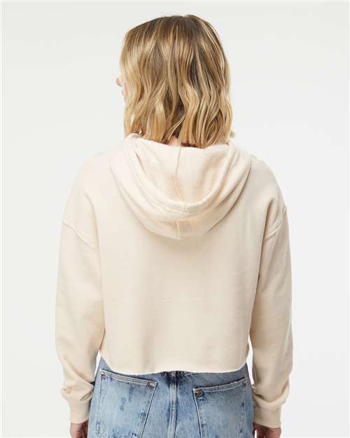Women’s Lightweight Crop Hooded Sweatshirt - Bone