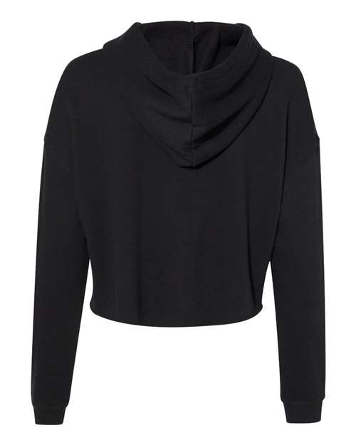 Women’s Lightweight Crop Hooded Sweatshirt - Black