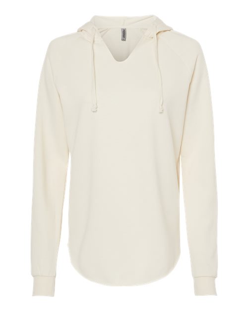 Women’s Lightweight California Wave Wash Hooded Sweatshirt - Bone