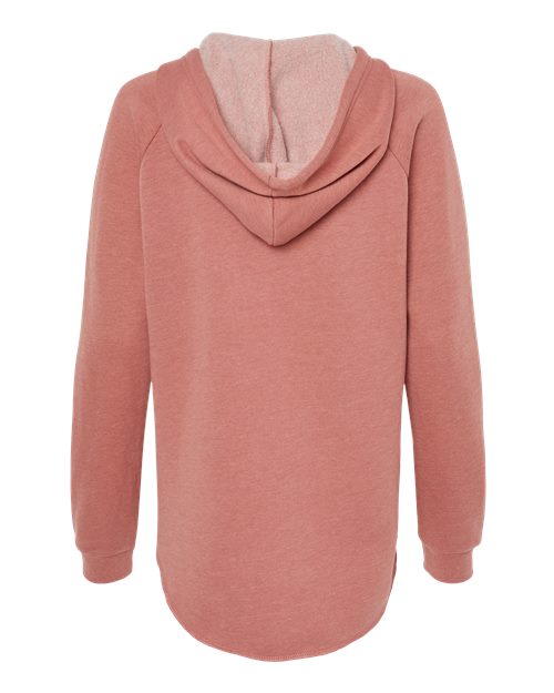 Women’s Lightweight California Wave Wash Hooded Sweatshirt - Dusty Rose