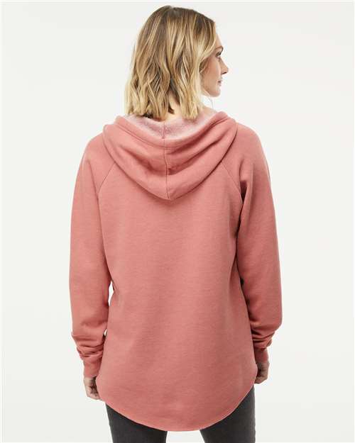 Women’s Lightweight California Wave Wash Hooded Sweatshirt - Dusty Rose