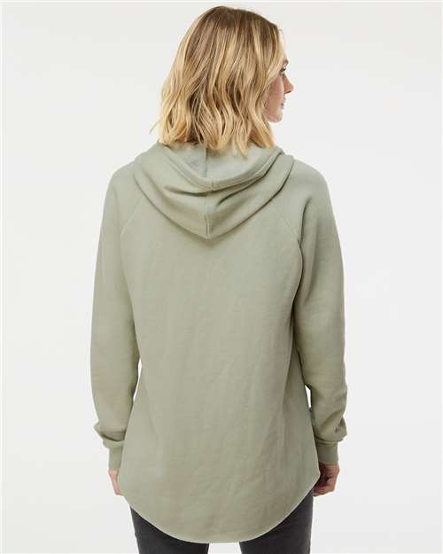 Women’s Lightweight California Wave Wash Hooded Sweatshirt - Sage