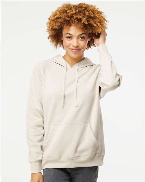 Unisex Special Blend Raglan Hooded Sweatshirt - Stone Heather