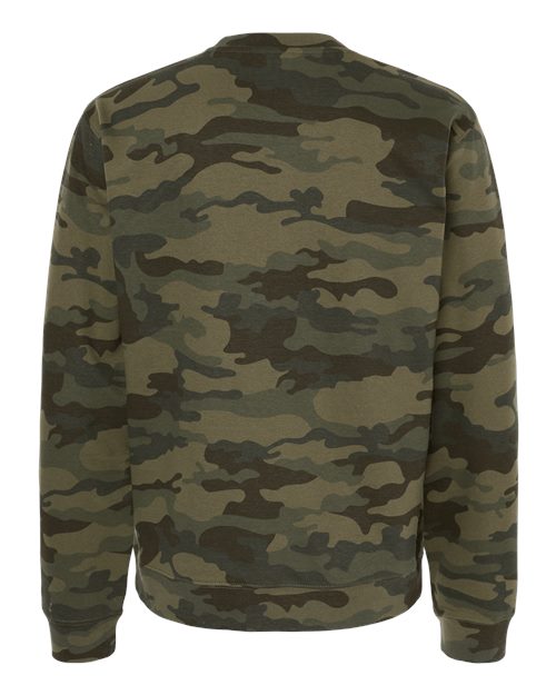 Unisex Midweight Crewneck Sweatshirt - Forest Camo