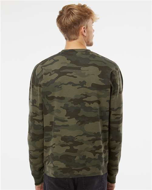 Unisex Midweight Crewneck Sweatshirt - Forest Camo