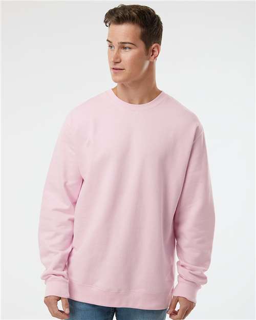 Unisex Midweight Crewneck Sweatshirt - Light Pink