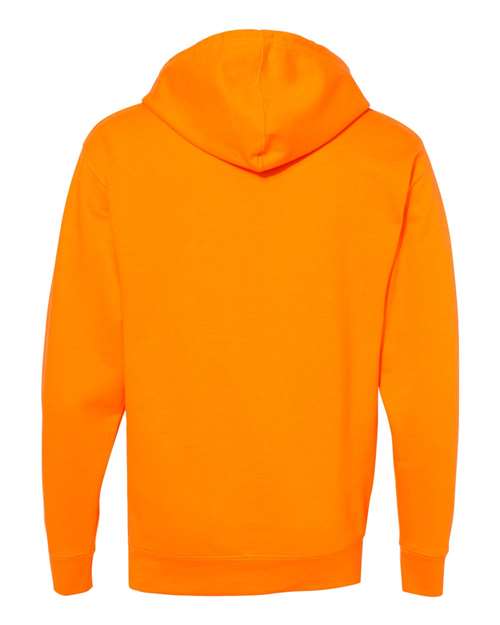 Unisex Midweight Hooded Sweatshirt - Safety Orange