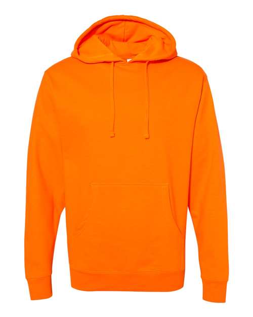 Unisex Midweight Hooded Sweatshirt - Safety Orange