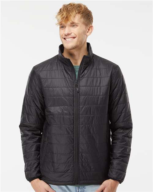 Men's Puffer Jacket - Black