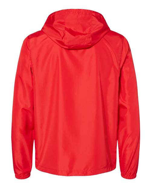 Men's Lightweight Windbreaker Full-Zip Jacket - Red