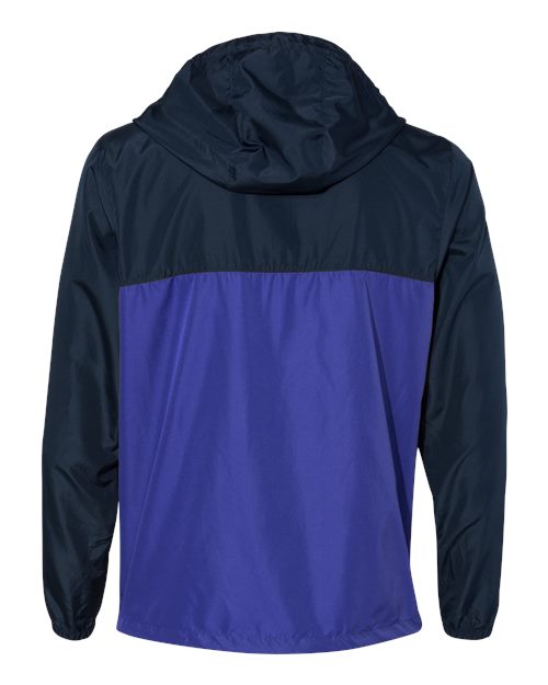Men's Lightweight Windbreaker Full-Zip Jacket - Classic Navy/ Royal