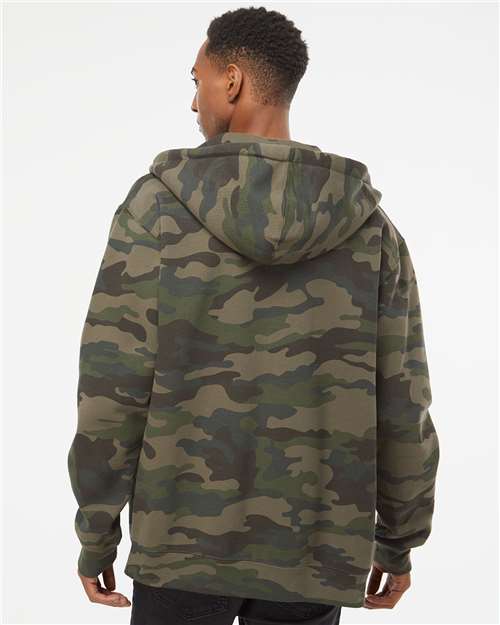 Unisex Heavyweight Full-Zip Hooded Sweatshirt - Forest Camo
