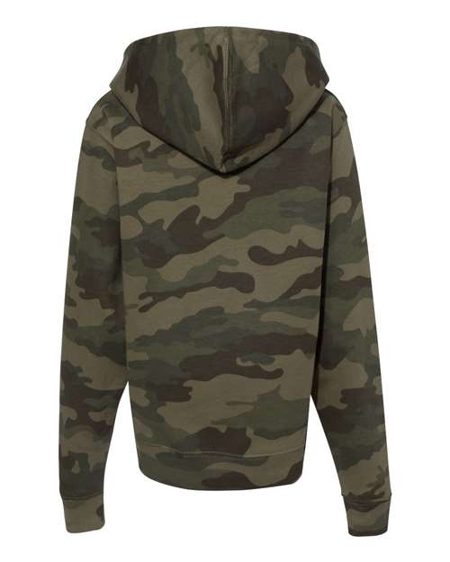 Youth Midweight Hooded Sweatshirt - Forest Camo