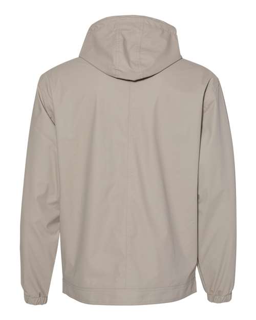 Unisex Vintage Hooded Rain Jacket - Khaki