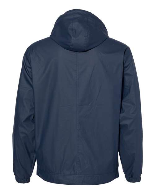 Unisex Vintage Hooded Rain Jacket - Navy