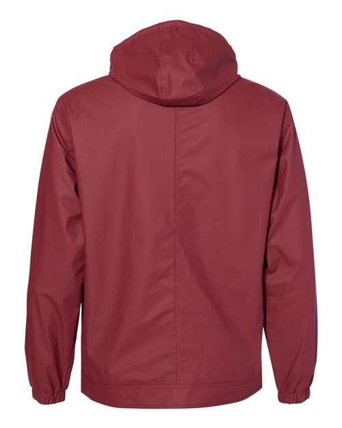 Unisex Vintage Hooded Rain Jacket - Biking Red