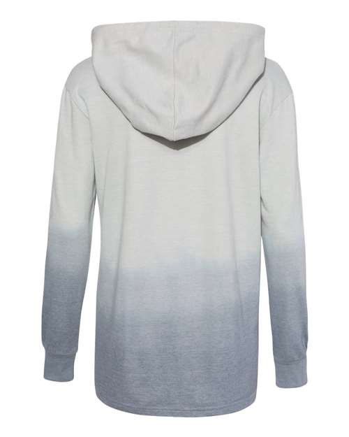Women's French Terry Ombré Hooded Sweatshirt - Greyscale