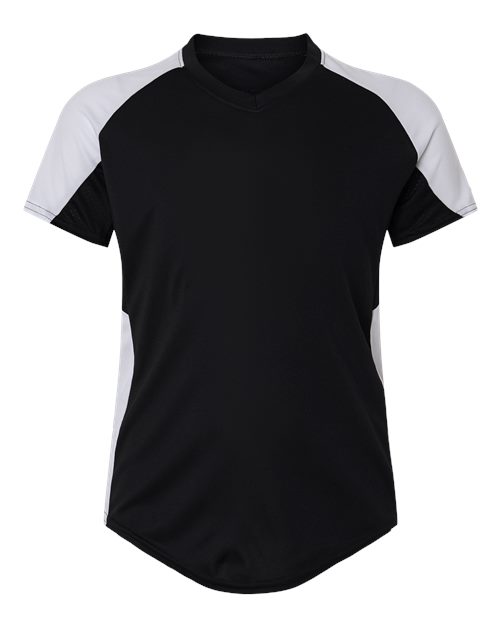 Girls' Cutter Jersey - Black/ White