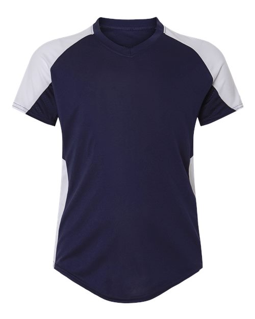 Girls' Cutter Jersey - Navy/ White
