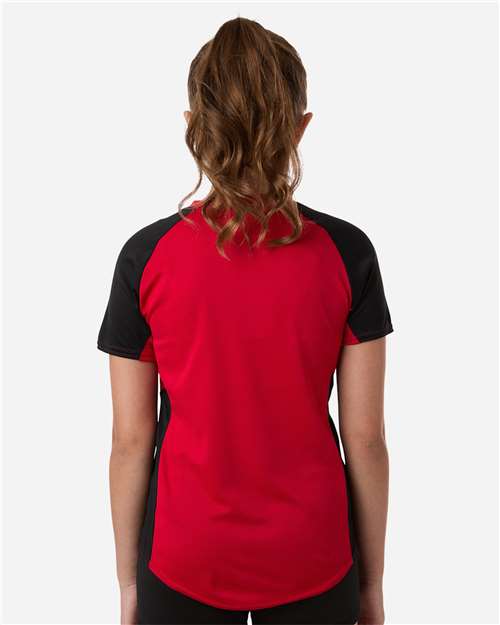 Girls' Cutter Jersey - Red/ Black