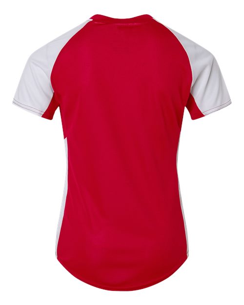 Girls' Cutter Jersey - Red/ White